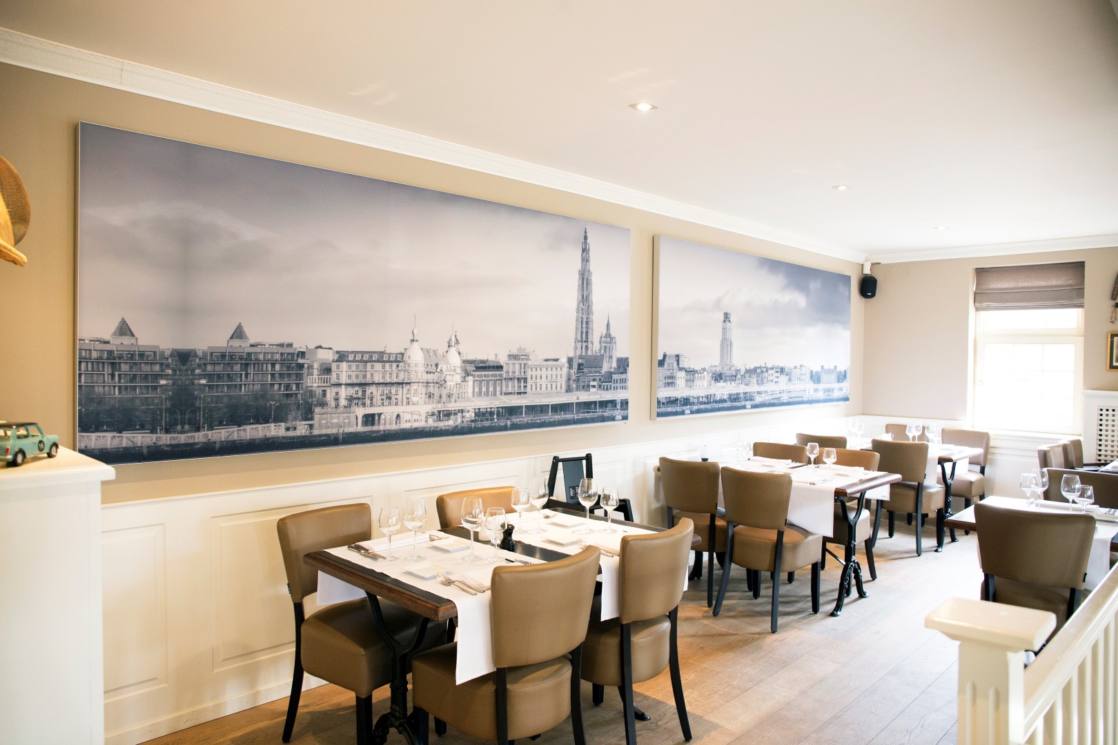 Tom Goeminne - akoestisch fotopaneel restaurant